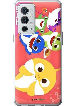 Чехол на oneplus 9rt бейби шаркс 1+ 9рт