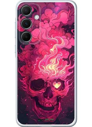 Чехол на samsung galaxy a55 череп арт