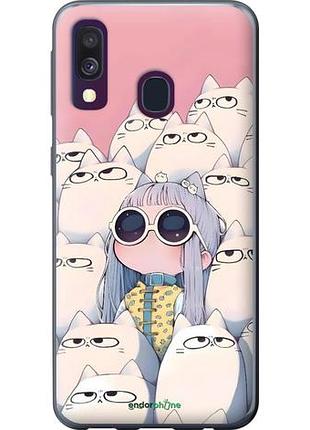 Чохол на samsung galaxy a40 2019 a405f малятко з котами