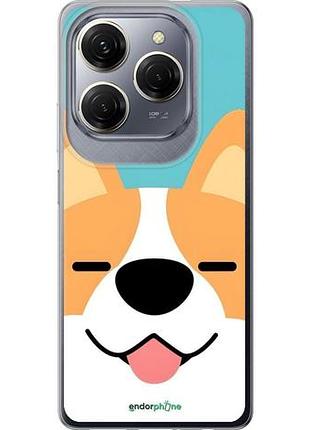 Чехол на tecno spark 20 pro корги