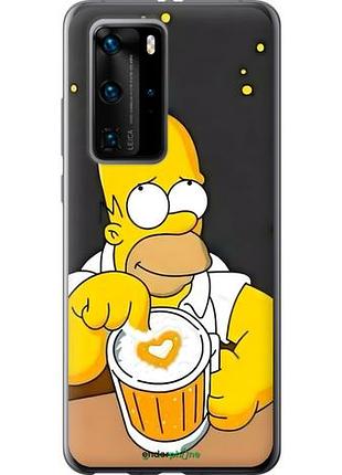 Чохол на huawei p40 pro гомер пиво