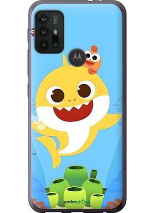 Чехол на motorola moto g30 бейби шарк моторола мото г30