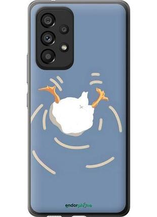 Чехол на samsung galaxy a53 a536e смешная утка, гусь самсунг а53 а536е