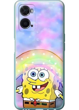 Чехол на oppo a76 спанч боб, sponge bob оппо а76