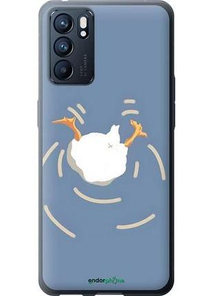 Чехол на oppo reno6 5g смешная утка, гусь оппо рено6 5г