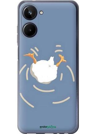 Чехол на realme 10 смешная утка, гусь риалми 10