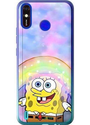 Чохол на tecno spark 4 lite спанч боб