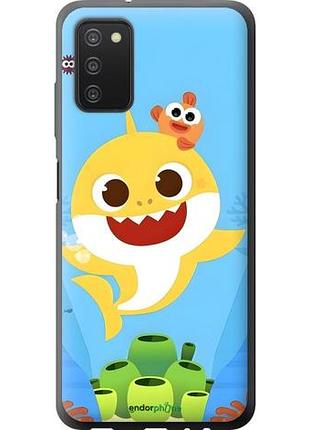 Чехол на samsung galaxy a03s a037f бейби шарк самсунг а03с а037ф