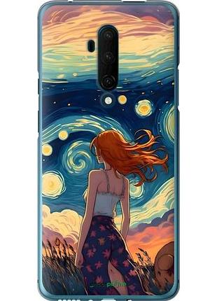Чохол на oneplus 7t pro дівчина арт