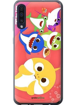 Чехол на samsung galaxy a50 2019 a505f бейби шаркс самсунг а50 2019 а505ф