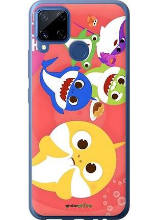 Чехол на realme c15 бейби шаркс