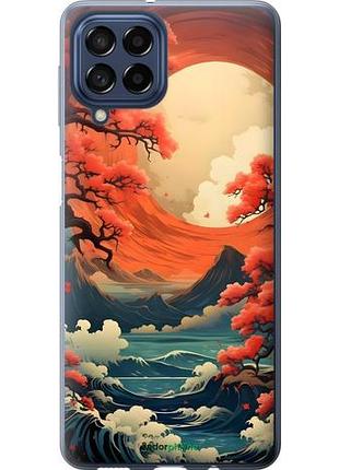 Чехол на samsung galaxy m53 m536b природа японии самсунг м53 м536б