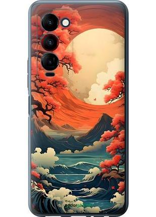 Чехол на tecno camon 18 premier природа японии текно камон 18 примъер