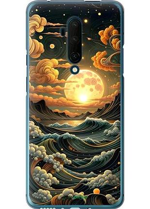 Чехол на oneplus 7t pro арт волны 1+ 7т про