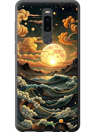 Чехол на meizu note 8 арт волны