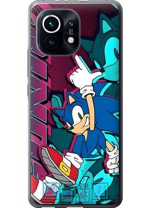 Чехол на xiaomi mi 11 соник sonic сяоми ми 11
