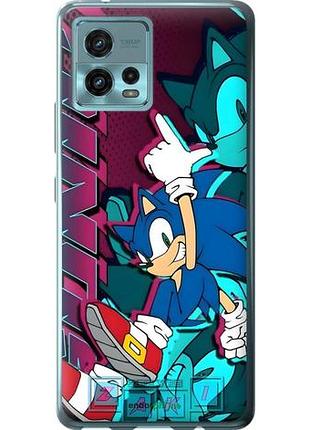 Чехол на motorola g72 соник sonic моторола г72