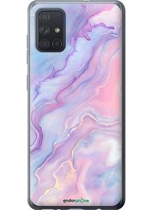Чехол на samsung galaxy a71 2020 a715f нежный мрамор самсунг а71 2020 а715ф