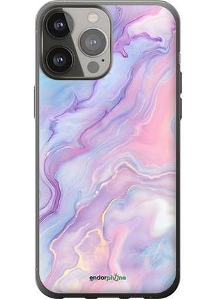 Чехол на iphone 13 pro max нежный мрамор айфон 13 про макс