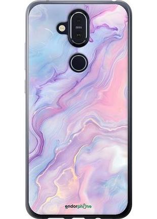 Чохол на nokia 8.1 ніжний мармур