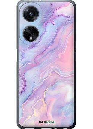 Чехол на oppo a98 нежный мрамор оппо а98