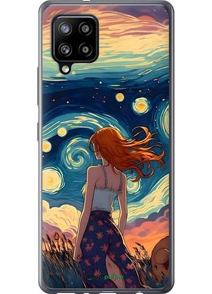 Чохол на samsung galaxy a42 a426b дівчина арт