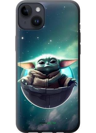 Чехол на iphone 14 plus малыш йода, грогу айфон 14 плюс