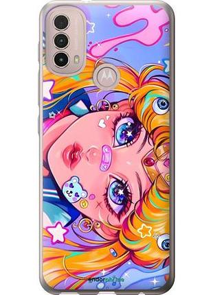 Чехол на motorola e40 сейлор мун 4 моторола е40