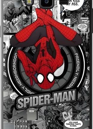 Чехол на samsung galaxy j7 neo j701f человек паук, spiderman самсунг й7 нeo й701ф