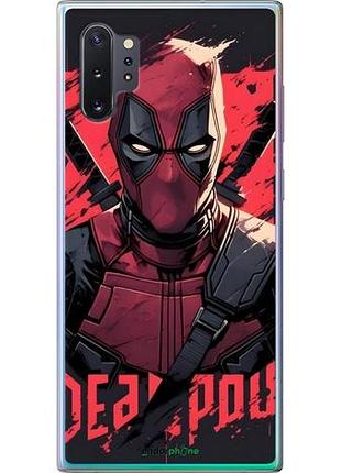Чехол на samsung galaxy note 10 plus дэдпул, deadpool самсунг ноут 10 плюс