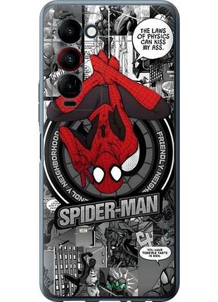 Чехол на tecno camon 18 premier человек паук, spiderman текно камон 18 примъер