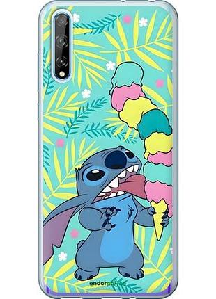 Чехол на huawei p smart s стич