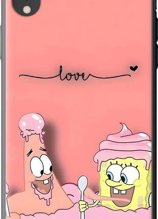 Чехол на iphone xr спанч боб, sponge bob айфон хр