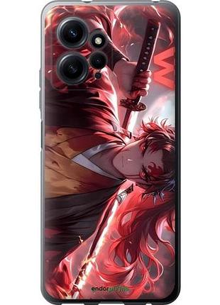 Чехол на xiaomi redmi note 12 4g аниме самурай сяоми редми ноут 12 4г