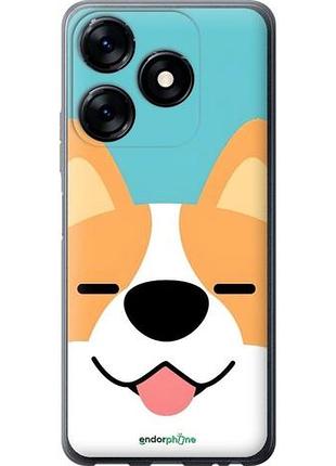 Чехол на tecno spark 10c корги