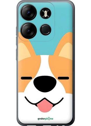 Чехол на infinix smart 7 забавный корги инфикс смарт 7