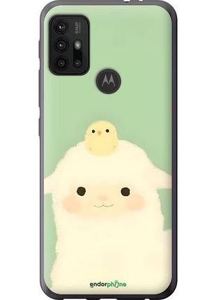 Чохол на motorola moto g10 барашок і циплівок