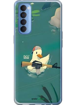 Чохол на oppo reno 4 pro качечка з автоматом