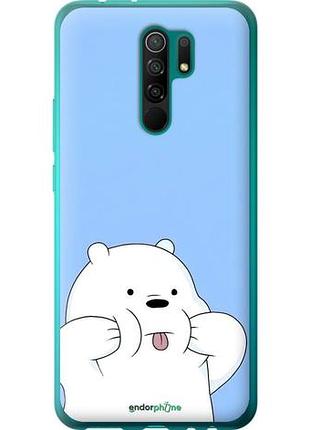 Чехол на xiaomi redmi 9 милый мишка сяоми редми 9
