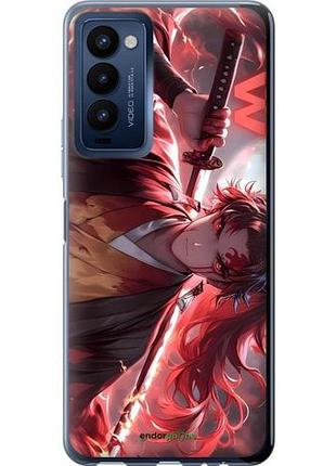 Чехол на tecno camon 18 ch6n аниме самурай текно камон 18 сх6n