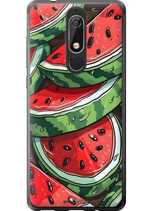 Чехол на nokia 5.1 арбуз нокиа 5.1