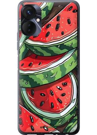 Чехол на tecno spark 9 pro арбуз