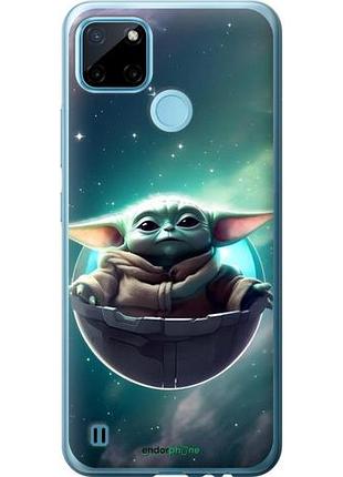 Чехол на realme c25y малыш йода, грогу риалми с25у