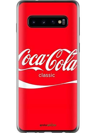 Чехол на samsung galaxy s10 кока кола самсунг с10