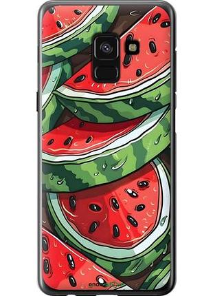 Чехол на samsung galaxy a8 2018 a530f арбуз самсунг а8 2018 а530ф