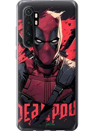 Чехол на xiaomi mi note 10 lite дэдпул, deadpool сяоми ми ноут 10 лайт