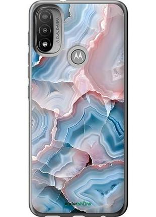Чехол на motorola e20 мрамор моторола е20