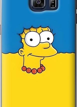 Чехол на samsung galaxy s6 edge plus g928 мардж флаг украины самсунг с6 эдж плюс г928