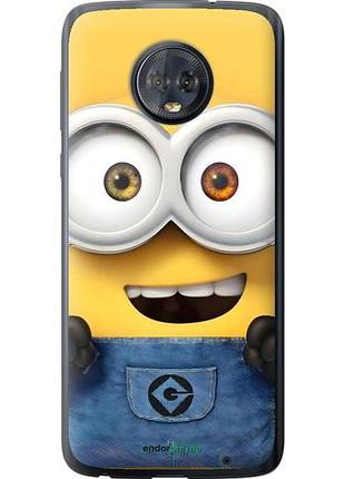 Чехол на motorola moto g6 plus миньон моторола мото г6 плюс