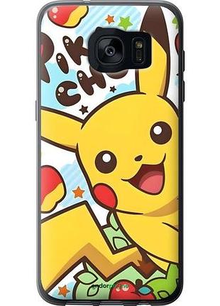 Чехол на samsung galaxy s7 edge g935f пикачу 2